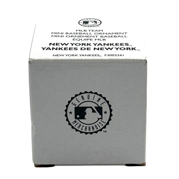 2005 MLB New York Yankees Mini Baseball Ornament – Genuine Merchandise - Picture 1 of 5